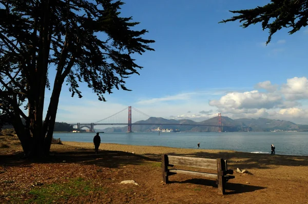 Most Golden Gate, San Francisco, Kalifornia, USA — Zdjęcie stockowe