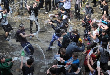 Temiz Pazartesi (ya da ıslak Pazartesi), Lviv, Ukrayna