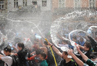 Temiz Pazartesi (ya da ıslak Pazartesi), Lviv, Ukrayna