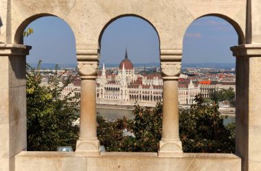 Budapeşte 'deki parlamento binası, hungary