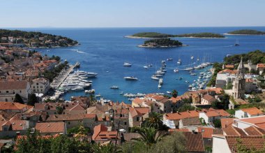 Hvar harbor, Hırvatistan.
