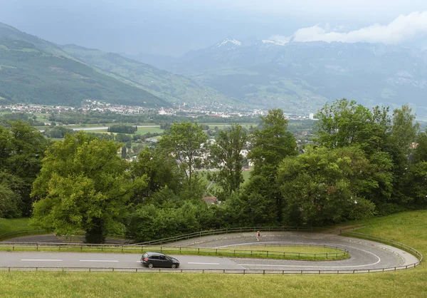 Vaduz, Liechtenstein panorama — Foto de Stock