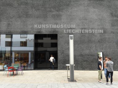 Vaduz, Lihtenştayn 'daki Güzel Sanatlar Müzesi (Kunstmuseum Lihtenştayn).