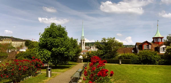 Zürich panorama, Schweiz — Stockfoto