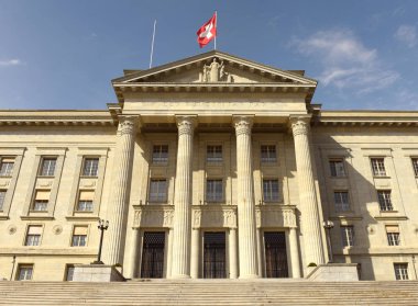 Federal Supreme Court of Switzerland. Lausanne, Switzerland clipart