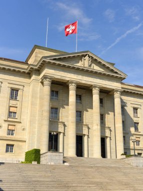 Federal Supreme Court of Switzerland. Lausanne, Switzerland clipart