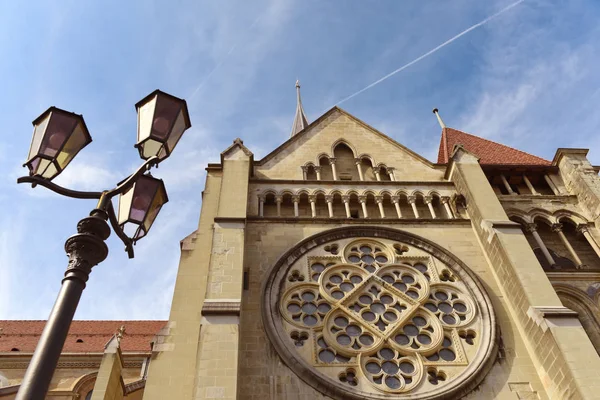 Catedral de Notre Dame em Lausanne, Suíça — Fotografia de Stock