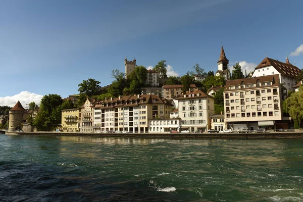 Luzern Stadtbild, Luzern Schweiz — Stockfoto