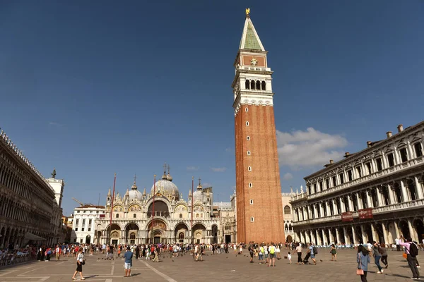 San Marco-plassen i Venezia. – stockfoto