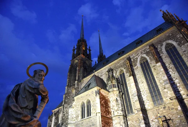 Cathedral of St. Peter and Paul in Brno, Czech Republic — Stock Photo, Image