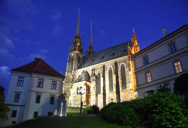 Catedral de San Pedro y Pablo en Brno, República Checa — Foto de Stock