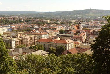 Brno cityscape, Çek Cumhuriyeti.