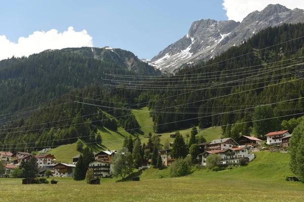 Bir Sankt anton am arlberg, Avusturya — Stok fotoğraf