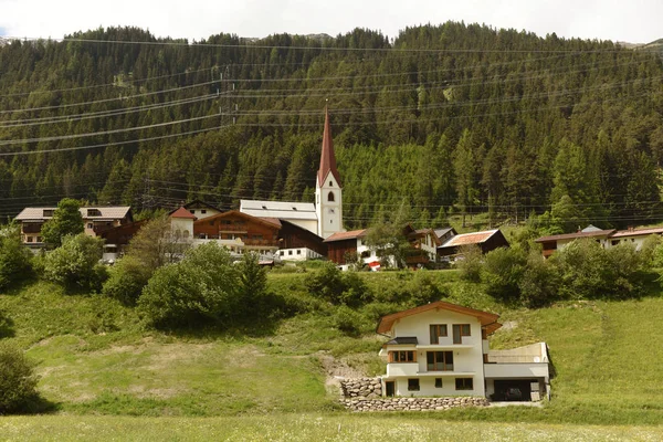 Bir Sankt anton am arlberg, Avusturya — Stok fotoğraf