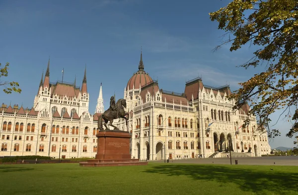 Das ungarische Parlamentsgebäude, budapest, hungari — Stockfoto