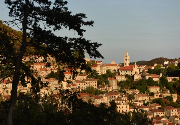 Lastovo Eski Şehir Lastovo Adası Hırvatistan — Stok fotoğraf