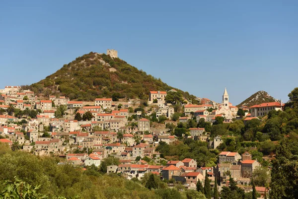 Lastovo gamla stan, Lastovo (ö), Kroatien — Stockfoto