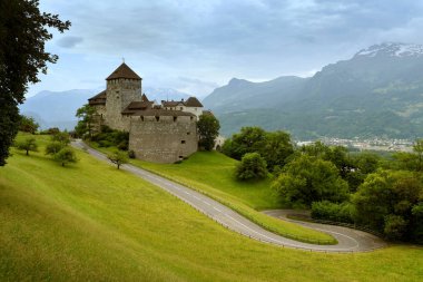Vaduz, Lihtenştayn 'daki Gutenberg Kalesi. 