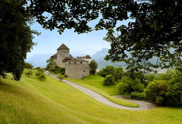 Vaduz, Lihtenştayn 'daki Gutenberg Kalesi. 