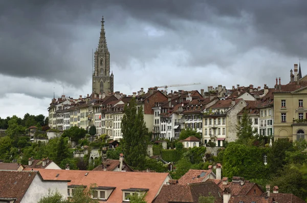 Міський пейзаж Берн столиці Швейцарії, — стокове фото