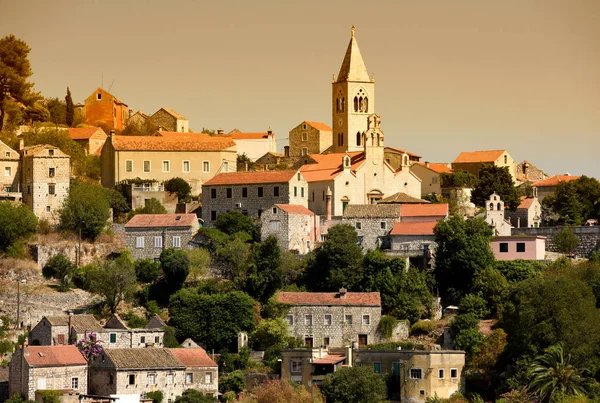 Lastovo gamla stan, Lastovo (ö), Kroatien — Stockfoto