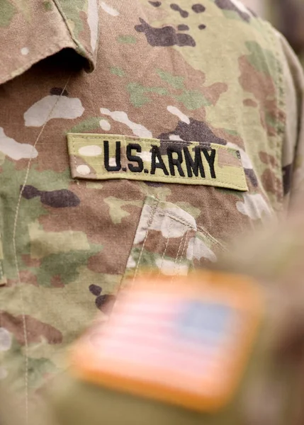 Des soldats américains. L'armée américaine. Militaire des États-Unis . — Photo