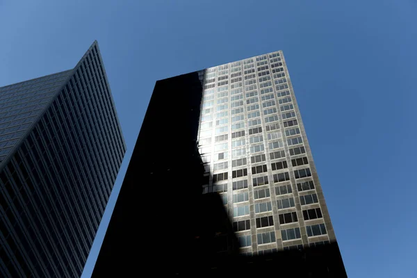 Chicago Felhőkarcolói Chicagói Felhőkarcolókról Chicago Belvárosa — Stock Fotó