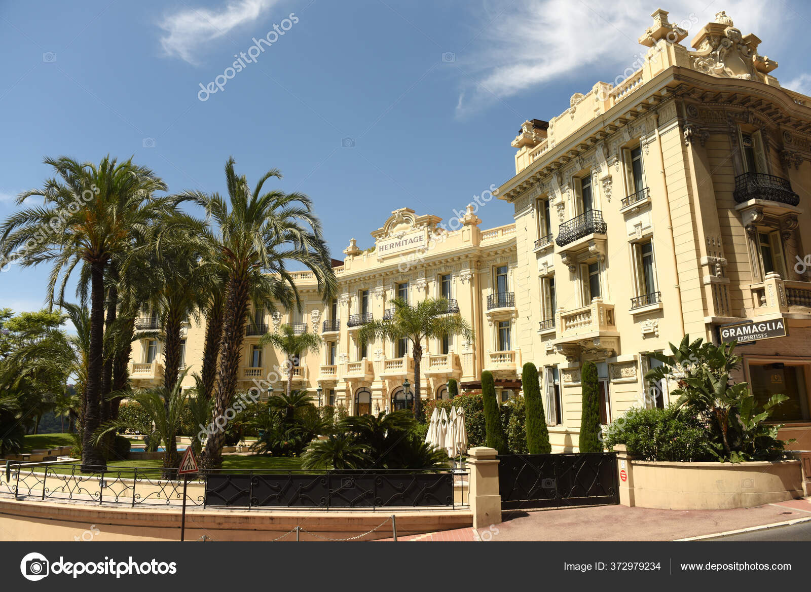 Mônaco Junho 2019 Hotel Hermitage Monte Carlo Mônaco — Fotografia