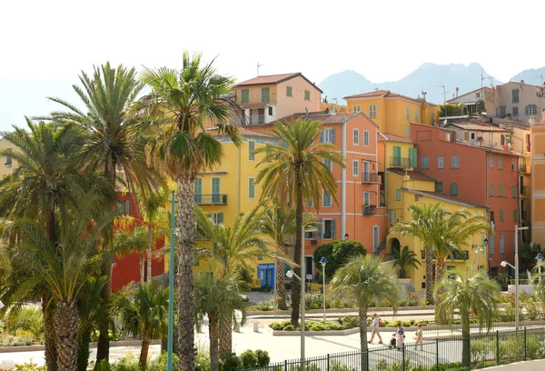 Menton Frankrike Juni 2019 Menton Stad Franska Rivieran Cote Azur — Stockfoto