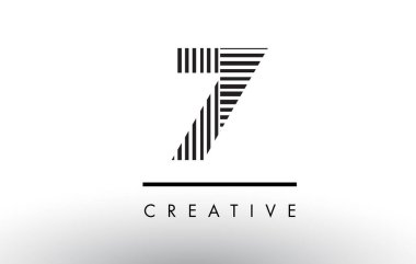 Logo Tasarım 7 siyah ve beyaz satır sayısı.