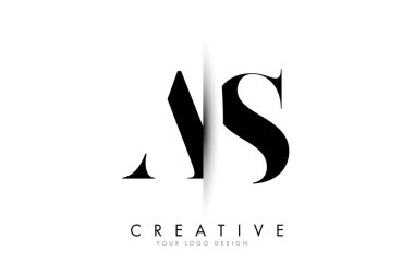 Yaratıcı Gölge Kesme Vektörü Resmetme Tasarımı ile S Harfi Logo Tasarımı.