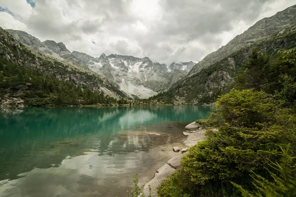 Letni Krajobraz Włoskich Gór — Zdjęcie stockowe