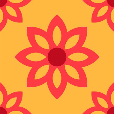 Basit çiçek desen arka plan