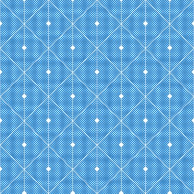 Dikdörtgenler üzerinden soyut mavi seamless modeli. Vektör geometrik tasarım, modern sanat grafik. Kapak, Web sitesi, el ilanı veya başka bir tasarım için kılavuzuna Döşe