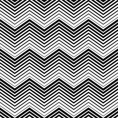 Çizgi stili ile soyut seamless modeli siyah beyaz üçgen. Kesintisiz çizgiler desen arka plan.