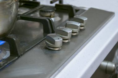 Çelik anahtarı güç ayarı elektrikli ocakta