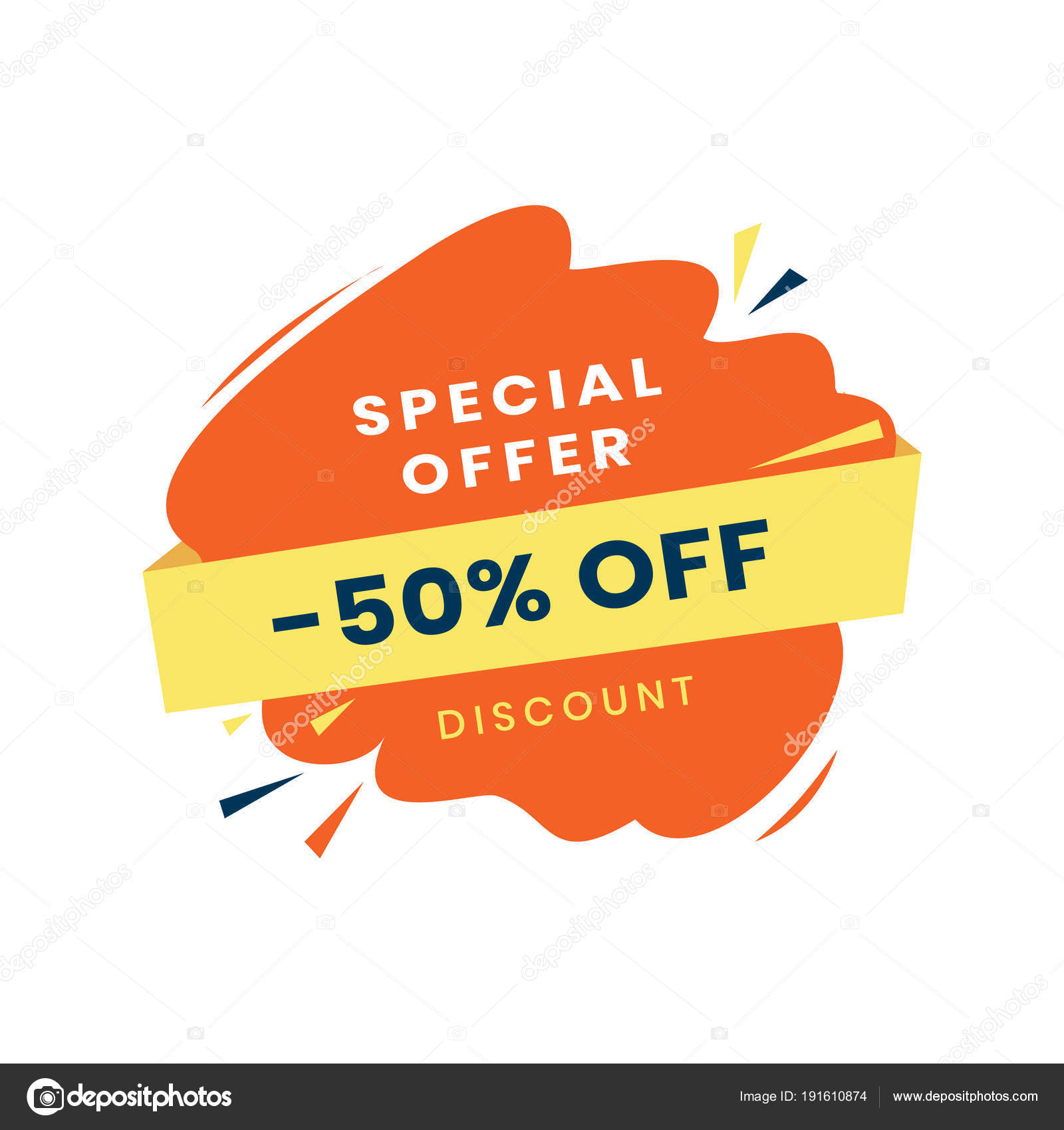 Special offer sign. Discount logo isolated. Template shopping sale ...