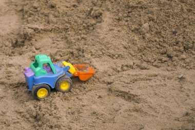 Minyatür plastik oyuncak Loader