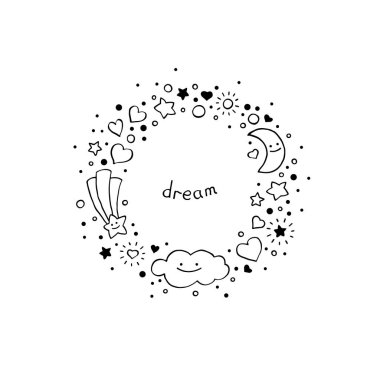 Siyah ve beyaz arka plan tarzı çizilmiş. 