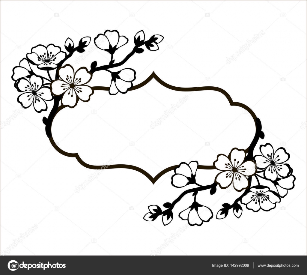Illustration D Une Belle Fleur En Noir Et Blanc Image Vectorielle Pravdinal C 142992009