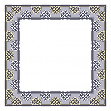 Kelt stil süs çerçevede. 