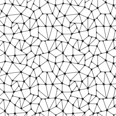 siyah ve beyaz soyut, kusursuz desen.