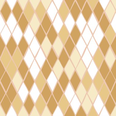 Kesintisiz geometrik desen ile çizilmiş bir tarzda rhombs. Vektör şablonu.