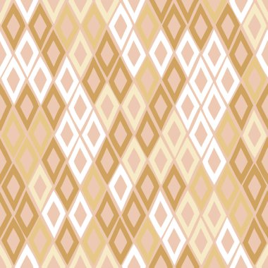 Kesintisiz geometrik desen ile çizilmiş bir tarzda rhombs. Vektör şablonu.