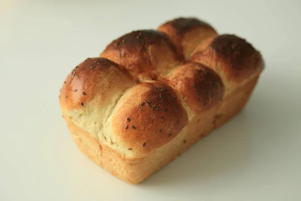 Una barra de pan de trigo — Foto de Stock