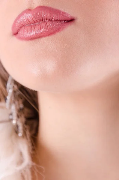 Belles lèvres peintes — Photo