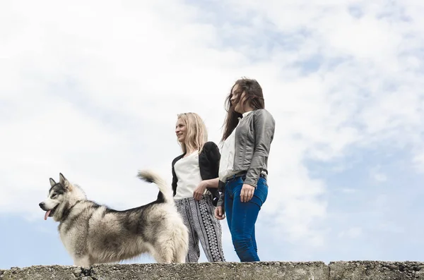 Due giovani amiche donne — Foto Stock