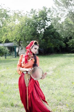 Kız folk dans kostüm 