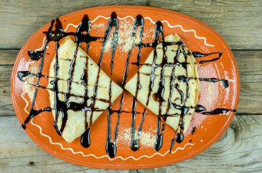 Krep ile krem çikolata