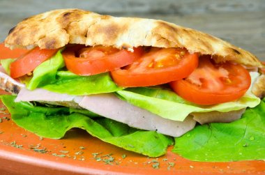 Güzel bahar sandviç 